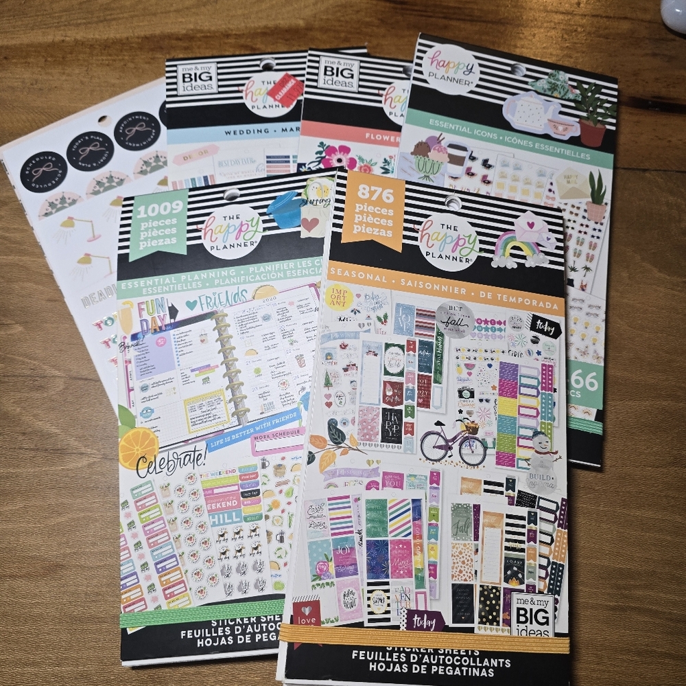 The Happy Planner Vibrant Sticker Collection